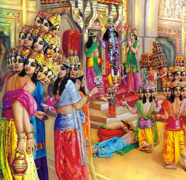 You are currently viewing Brahma visit to Lord Krishna in Dvaraka