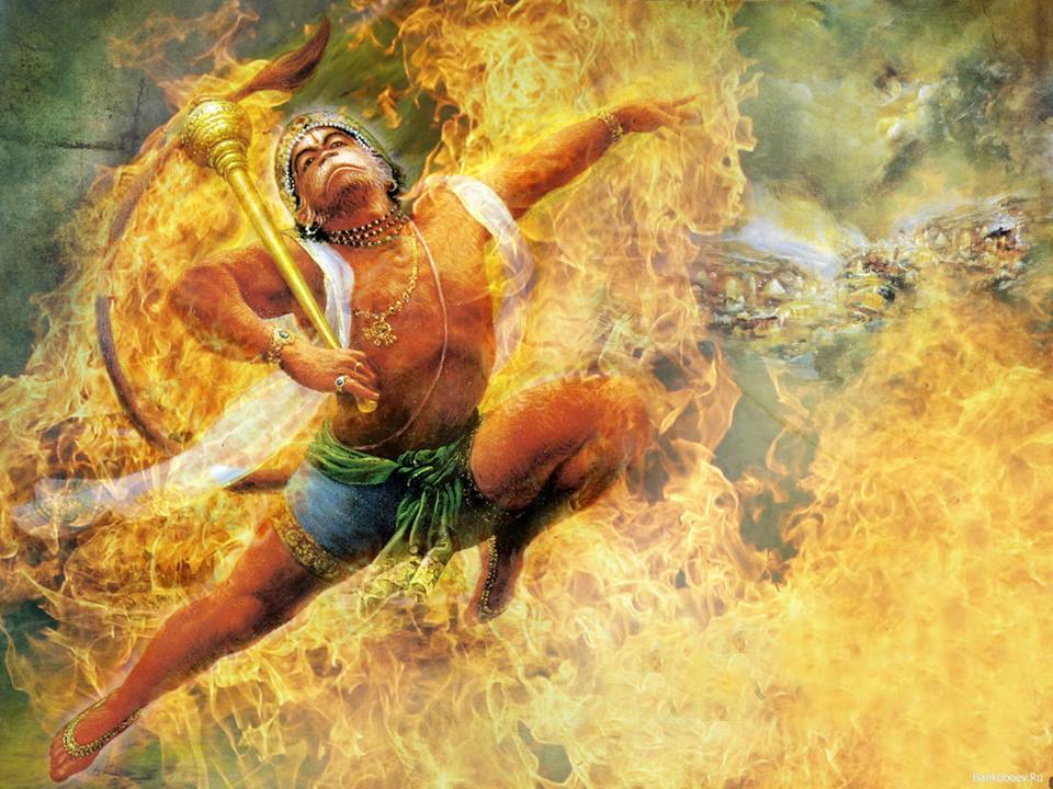 Read more about the article Hanuman burning death body’s at Lanka