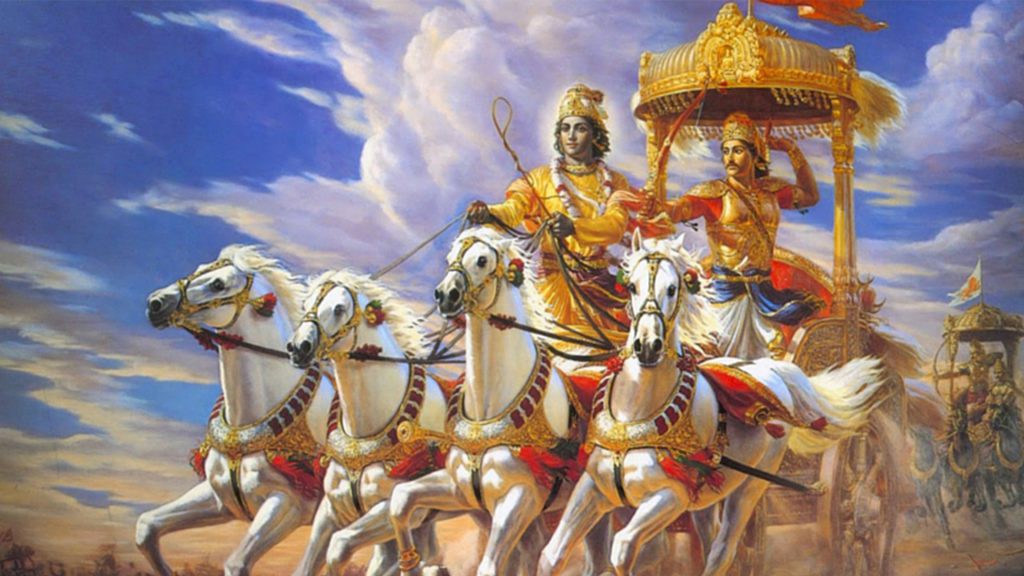 Read more about the article Krishna’s Divine Protection: The Chariot of Arjuna