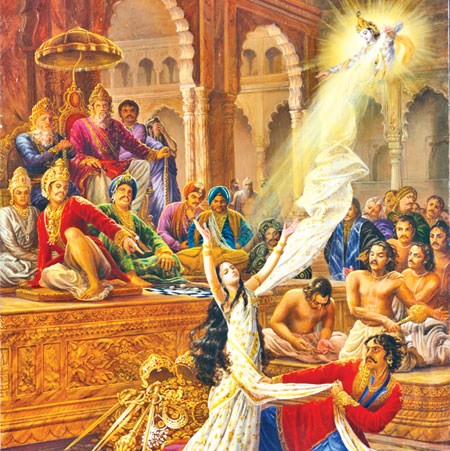 You are currently viewing Draupadi’s Call to Krishna: The Power of the Holy Name in Times of Distress